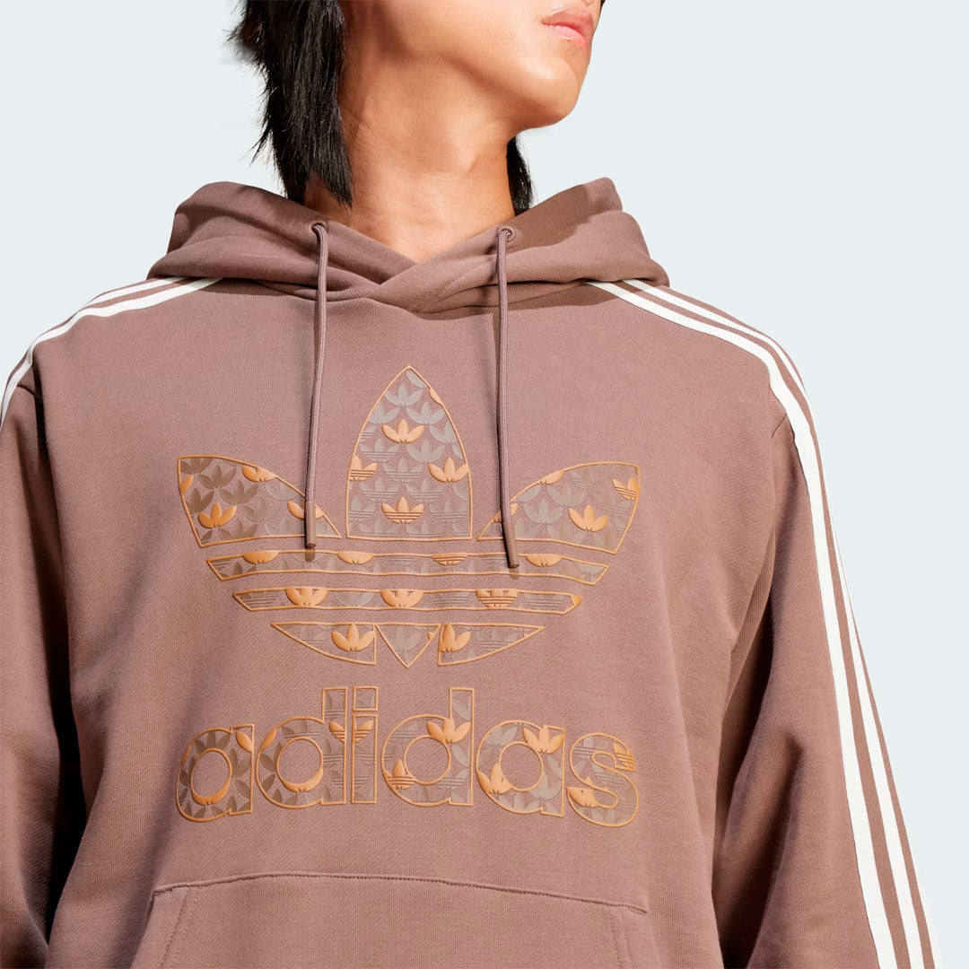 Hoodie adidas Originals Mono en marron