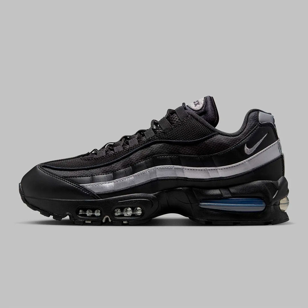 Nike Air Max 95 Black White Metallic Silver