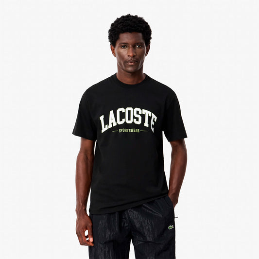 Camiseta Lacoste Sportswear en negro