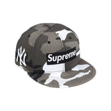 Gorro Supreme x New Era MLB Teams Box Logo en camo
