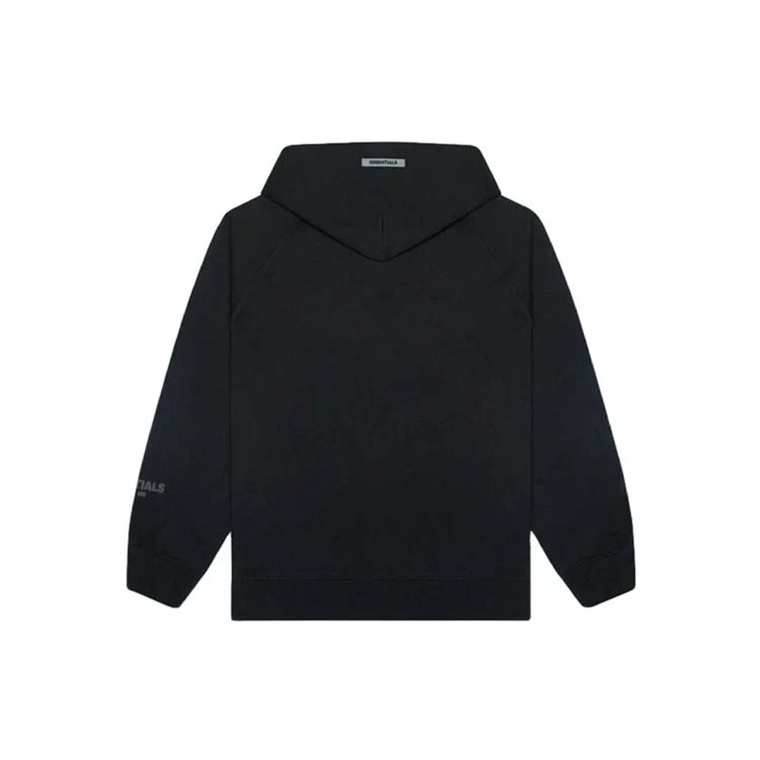 Hoodie Essentials Fear of God FW20 3D Silicon Applique Black