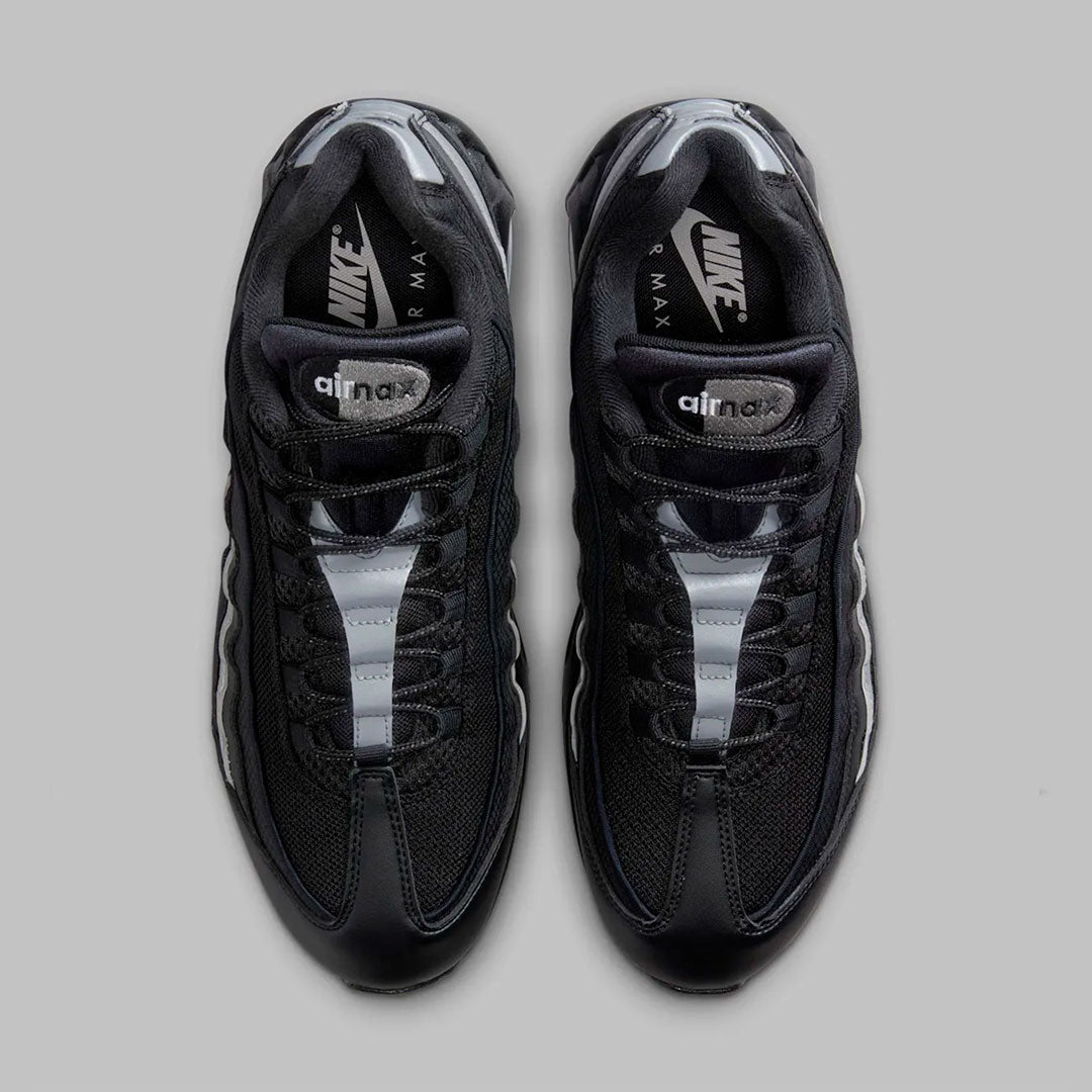 Nike Air Max 95 Black White Metallic Silver