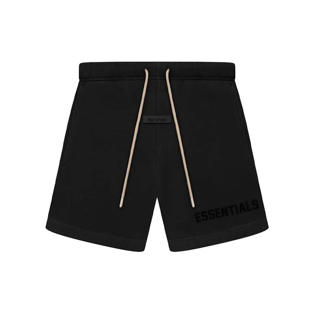 Short Essentials Fear of God Cream Drawstring Jet Black