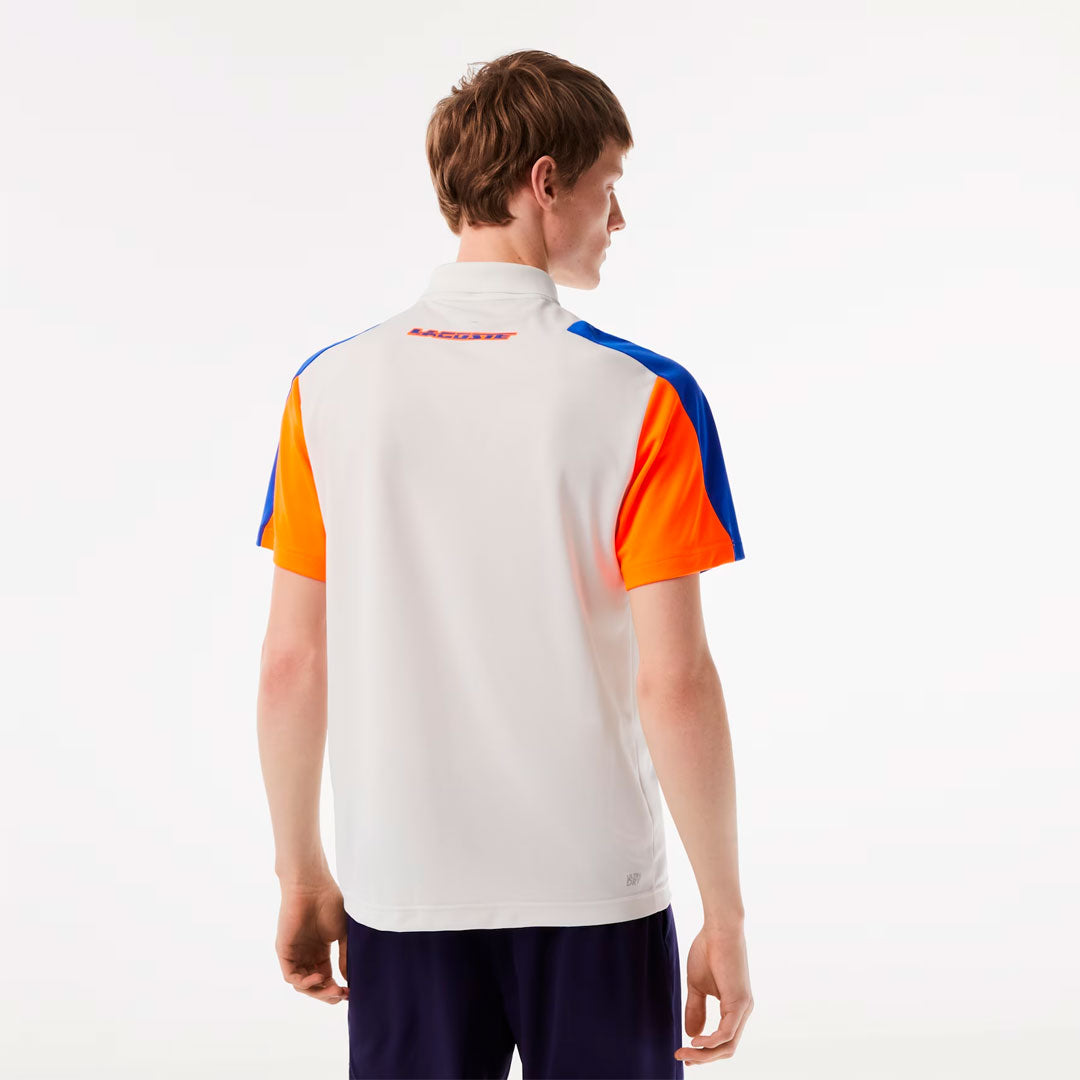 Camiseta polo Lacoste Sport en blanco