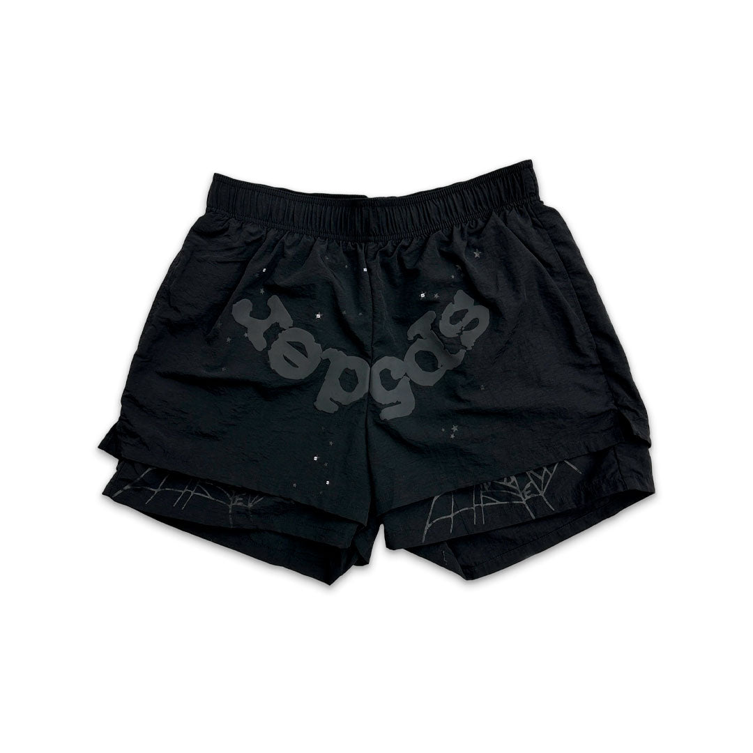 Short Sp5der Black OG WEB DOUBLE LAYER