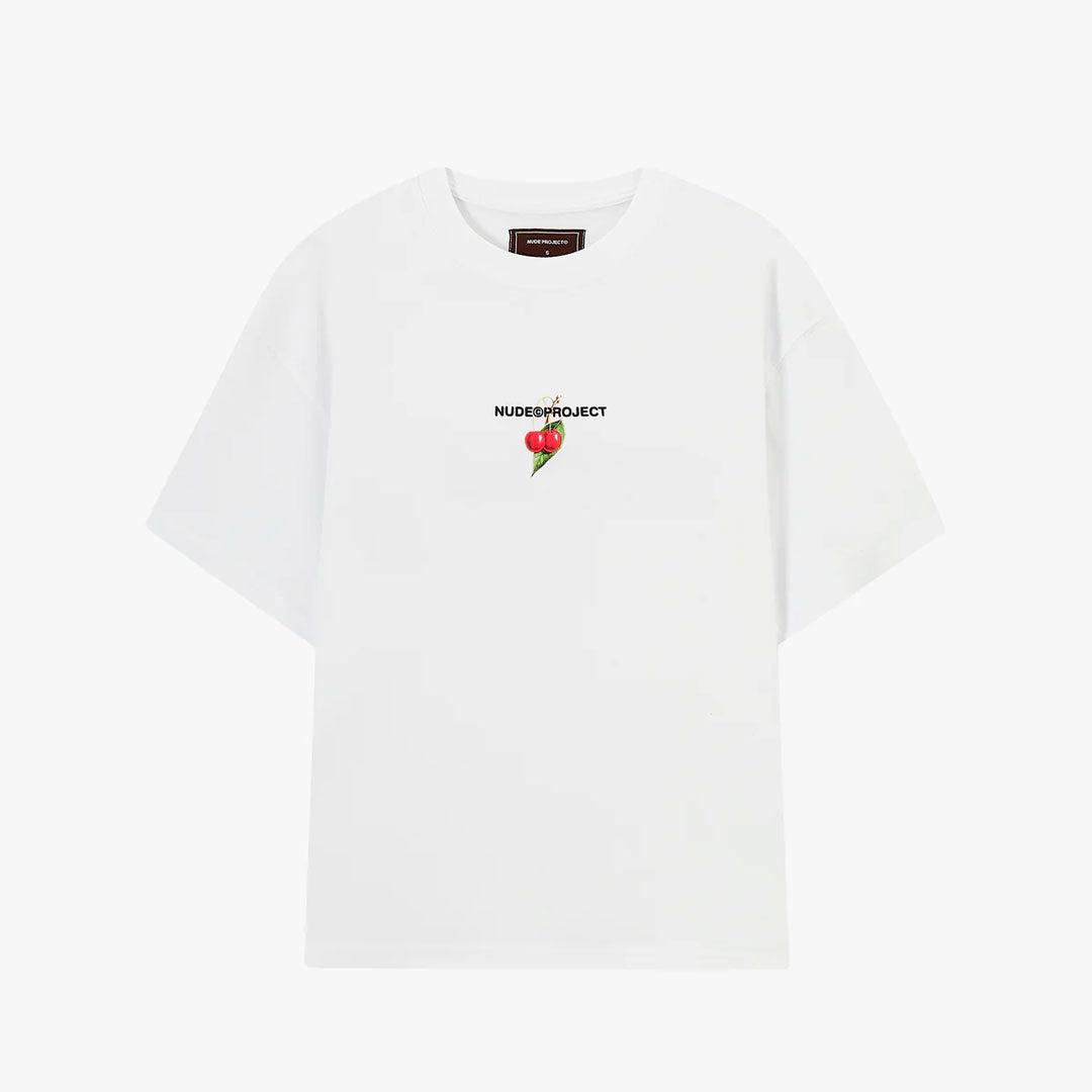 Camiseta Nude Project Locally Cherry White