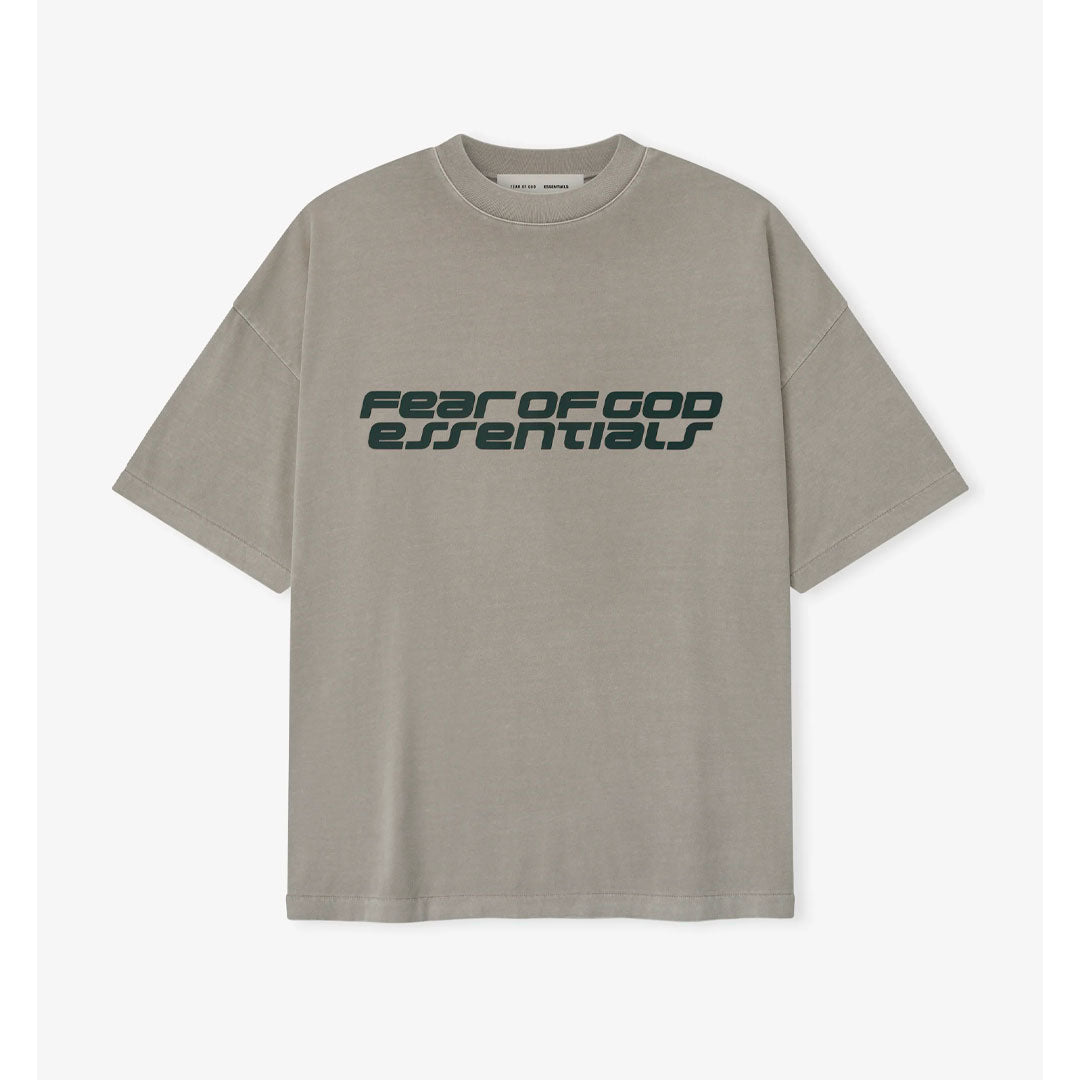 Camiseta Essentials Fear of God 90s Smoke Grey