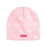 Gorro de lana Supreme x New Era Monogram Pink