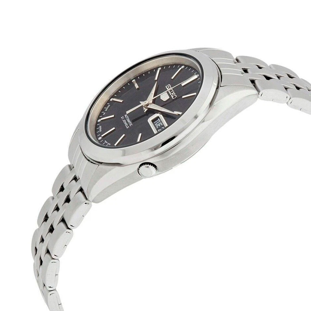 Seiko 5 Black Dial Stainless Steel