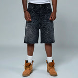 Short Fraternal Denim Astro Washed Black