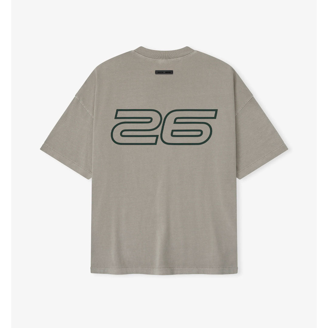 Camiseta Essentials Fear of God 90s Smoke Grey