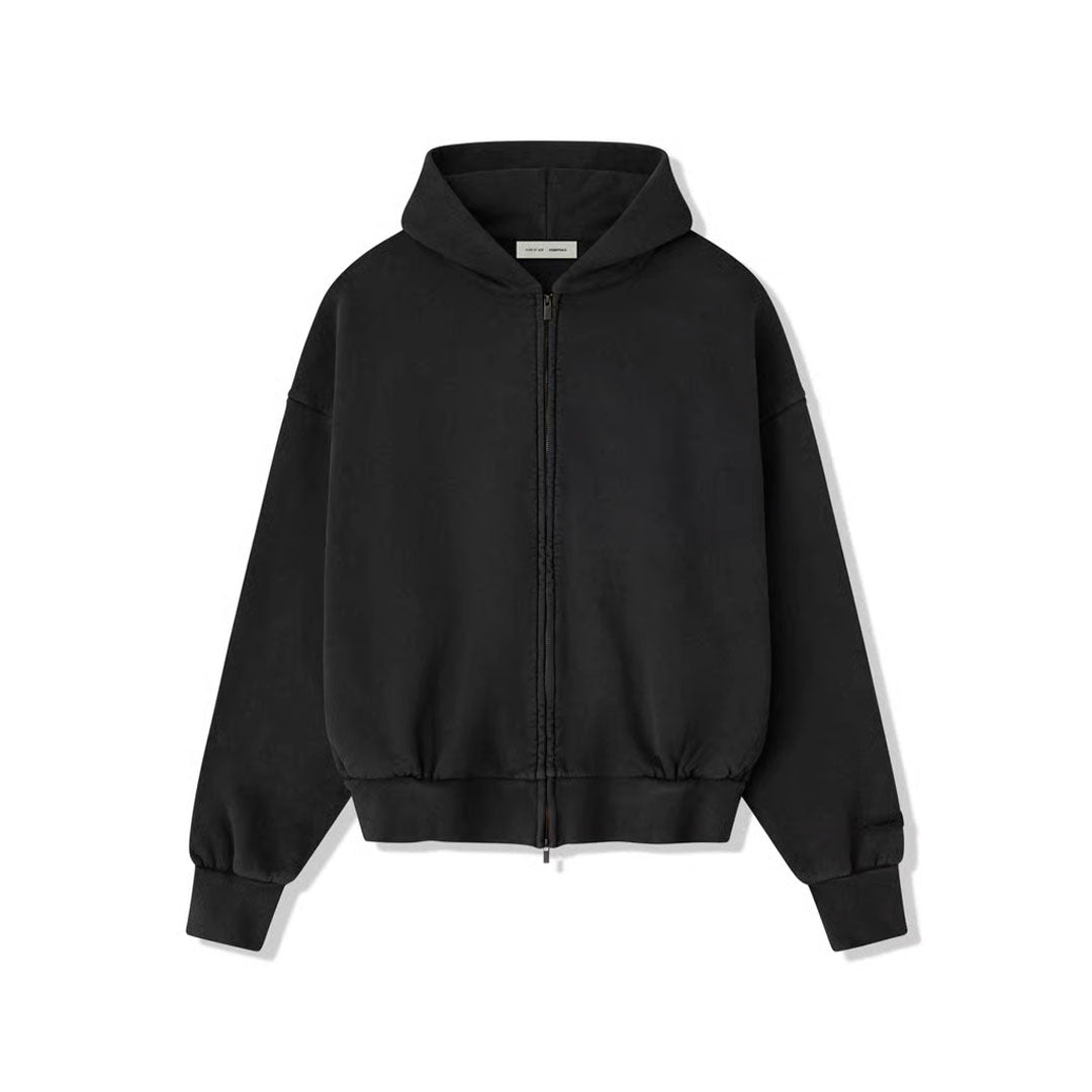 Campera Essentials Fear of God Embossed 90s Vintage Black