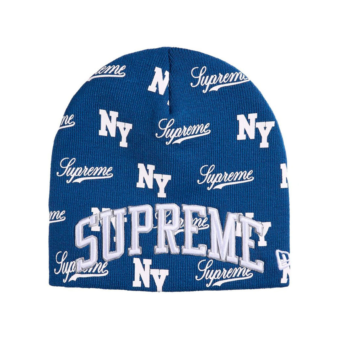 Gorro de lana Supreme x New Era Monogram Royal