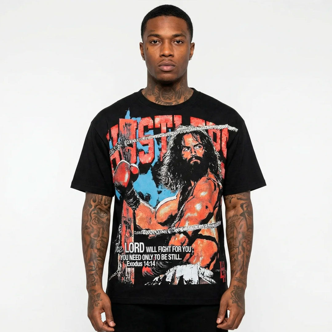 Camiseta Life Hustlers Jesus King
