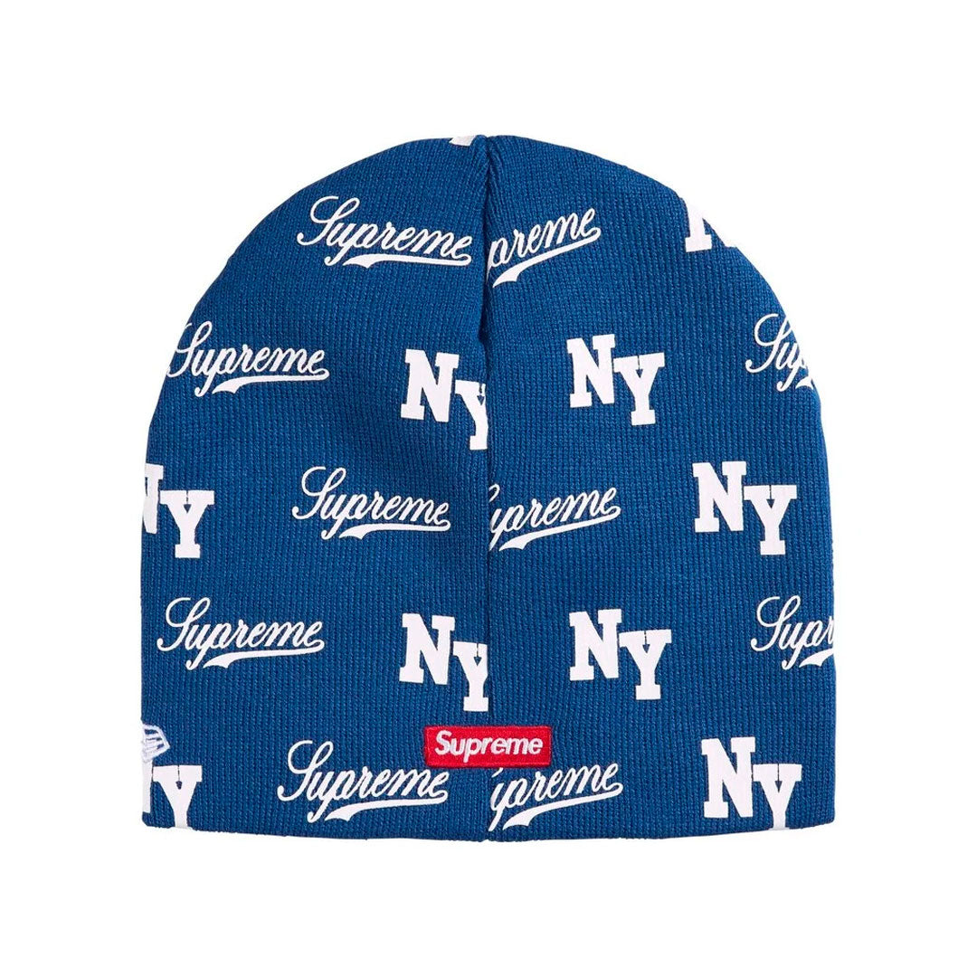 Gorro de lana Supreme x New Era Monogram Royal