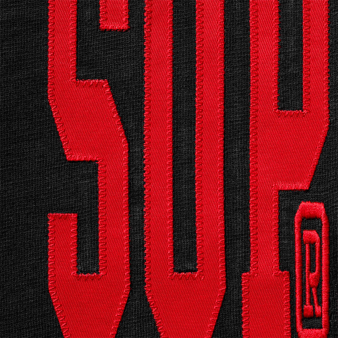 Camiseta Supreme Stretch Appliqué Black
