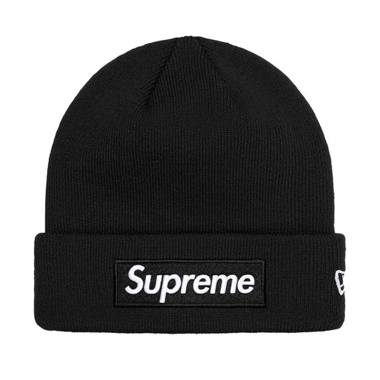 Gorro de lana Supreme Box Logo New Era en negro