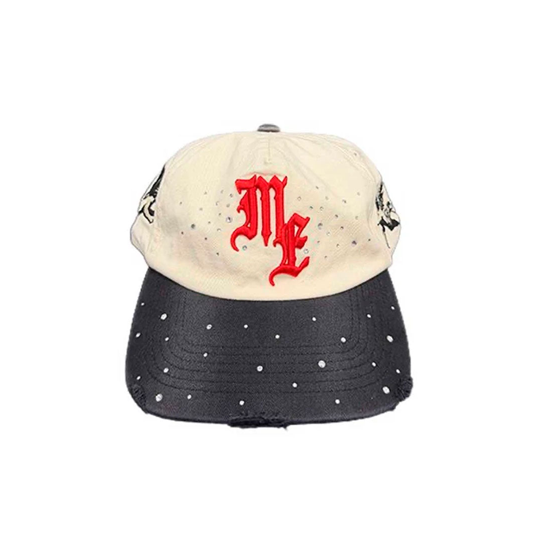 Gorro Mixed Emotion Rhinestone Tan