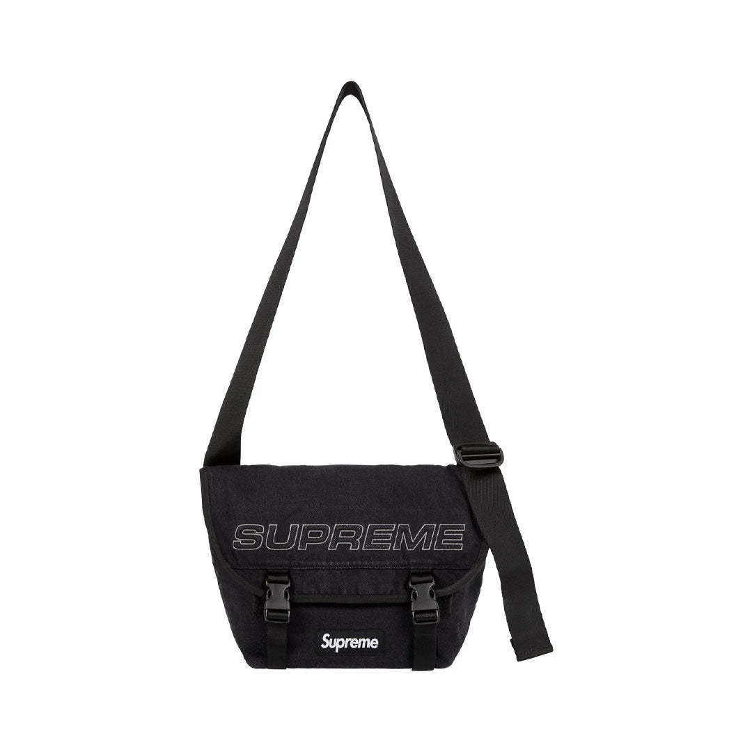Bag Supreme Denim Messenger Black