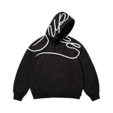 Hoodie Supreme Shoulder Script en negro
