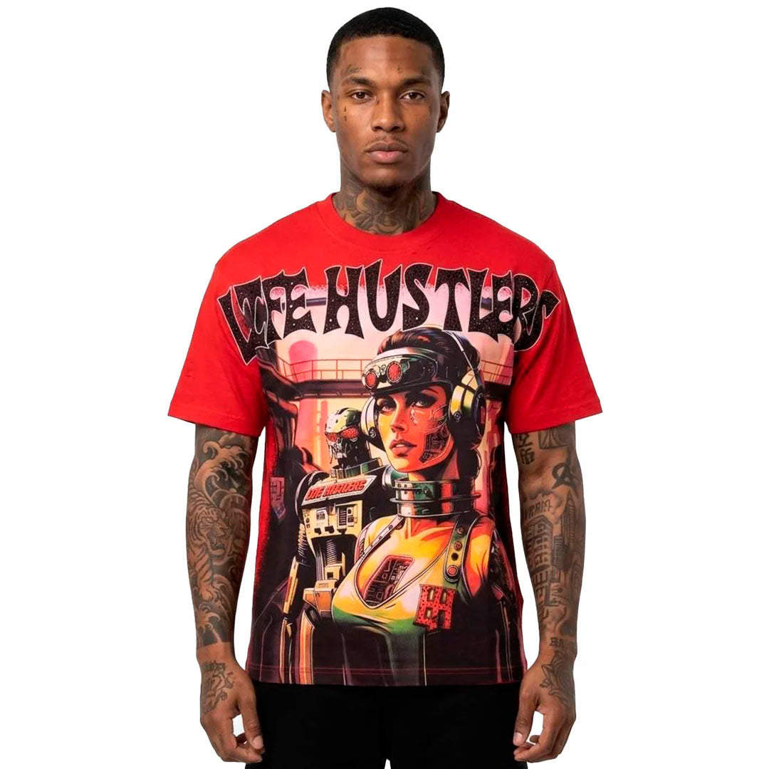 Camiseta Life Hustlers Apocalypse Red
