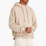 Hoodie Off-White Appliquéd French Cotton Terry
