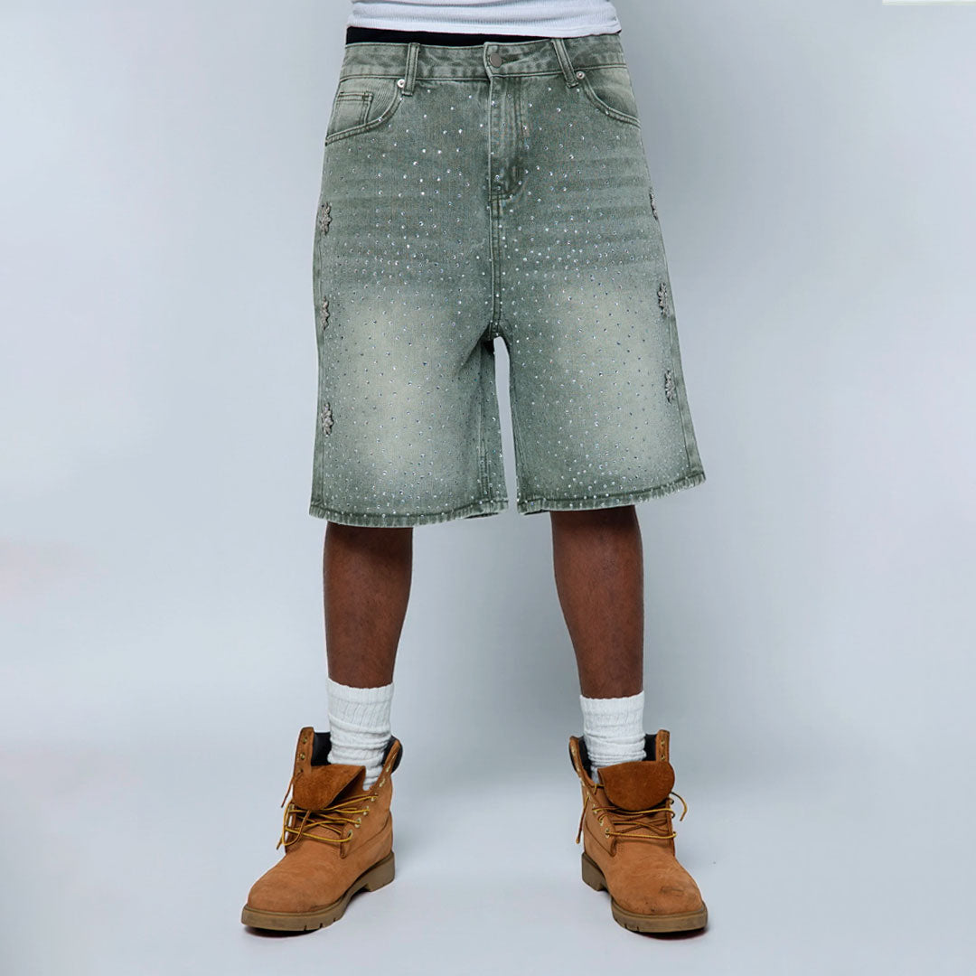 Short Fraternal Denim Astro Washed Olive