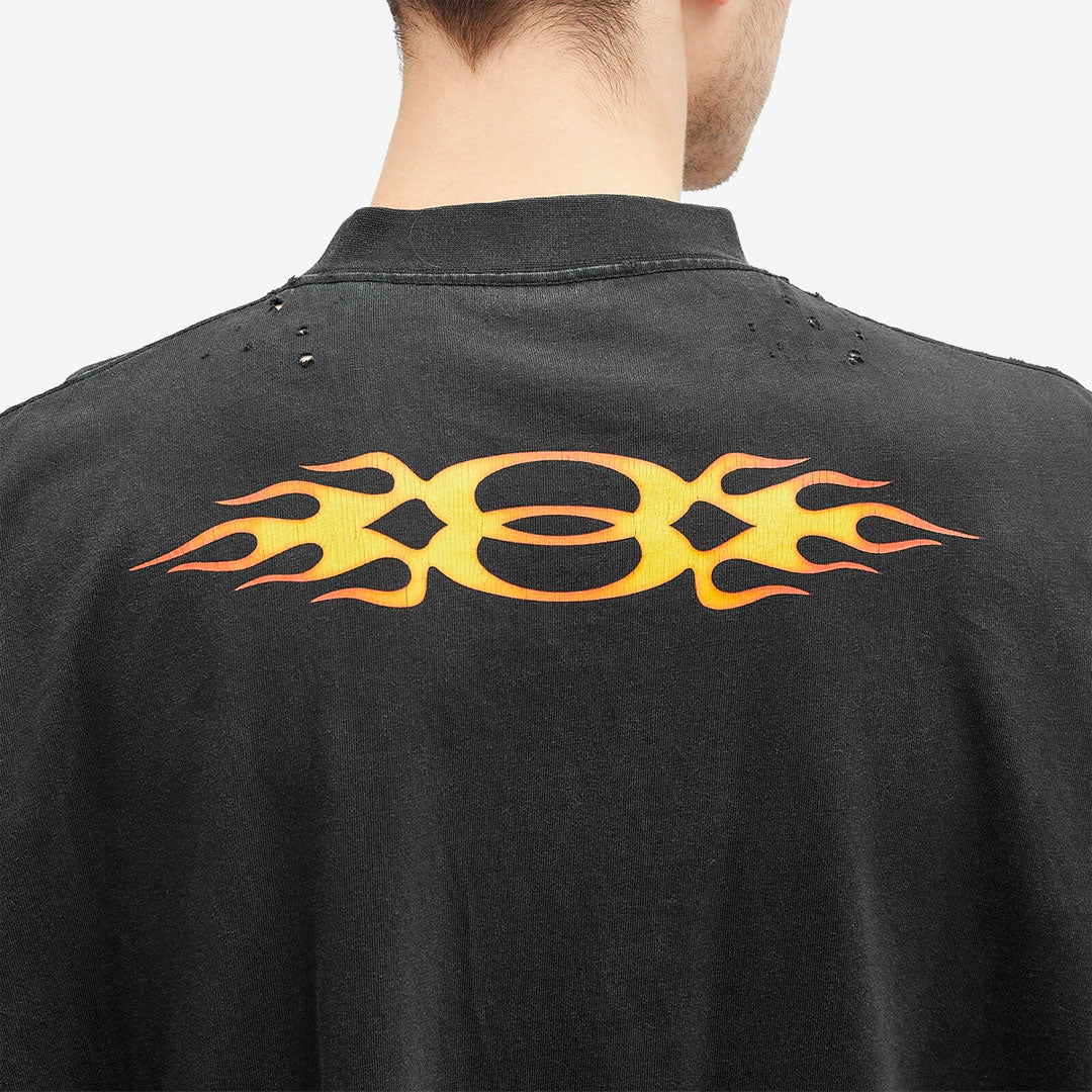 Camiseta Balenciaga Flaming Logo