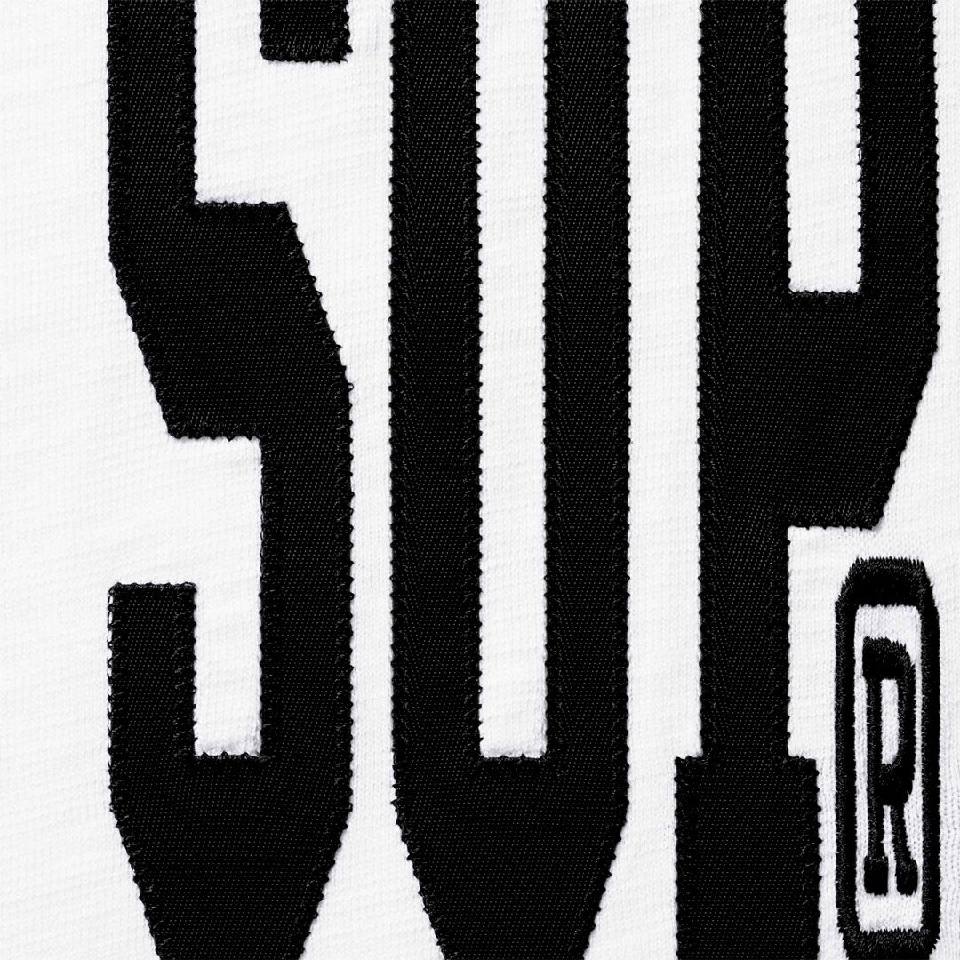 Camiseta Supreme Stretch Appliqué White