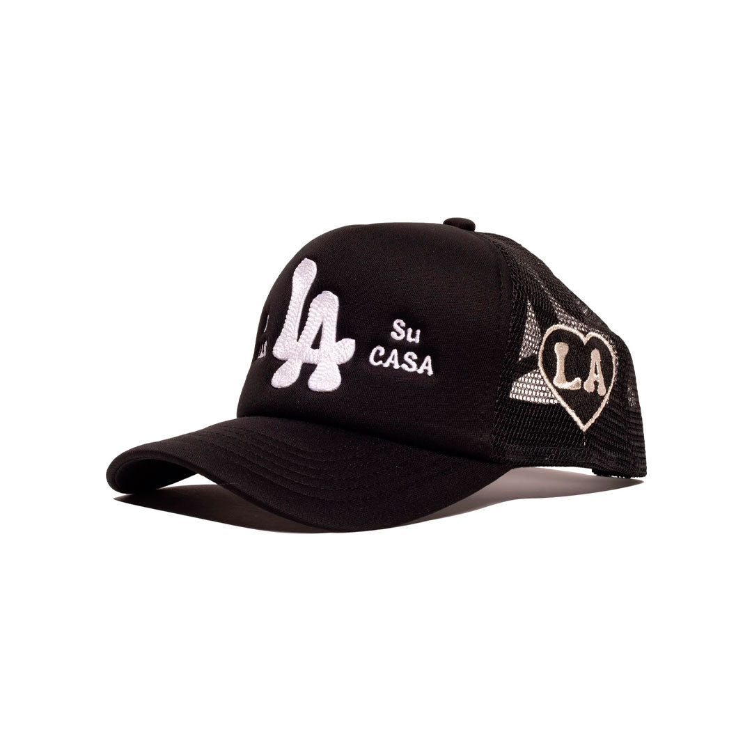 Gorro GQH Mi Casa Su Casa Trucker Black/White