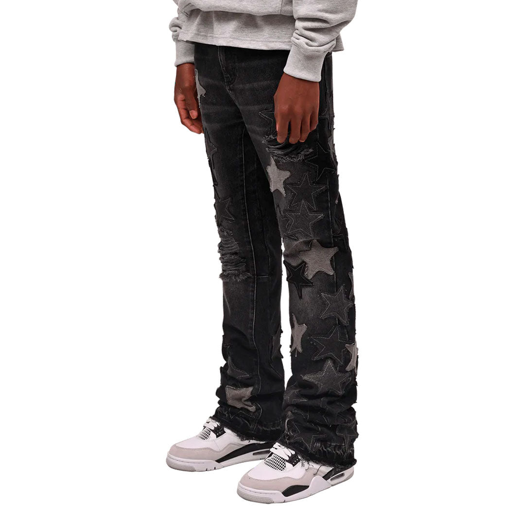 Pantalón Reputation Star Flare Black