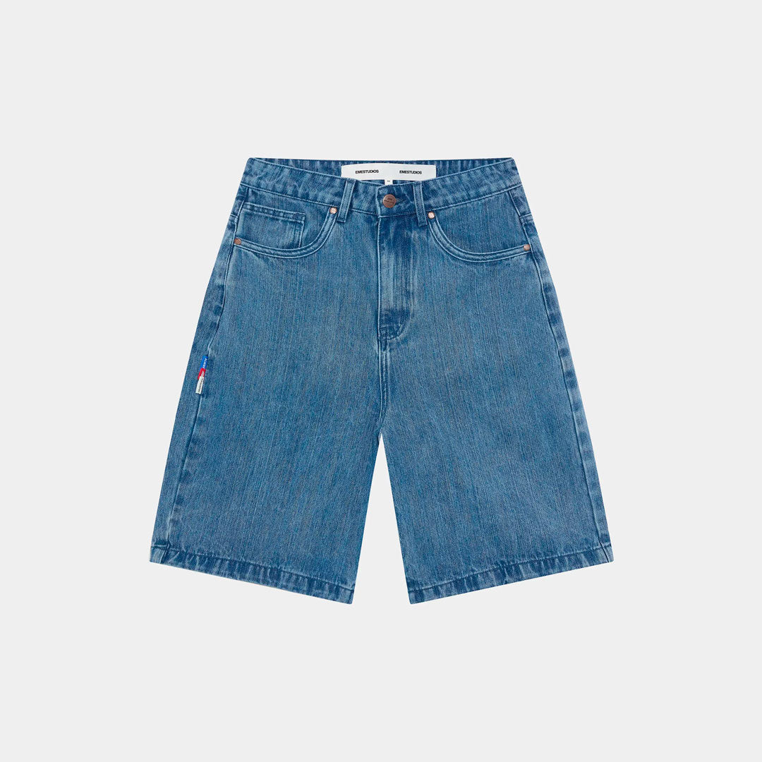 Short Eme Studios Andy Scratch Denim