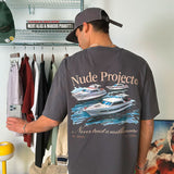 Camiseta Nude Project Yatch en gris