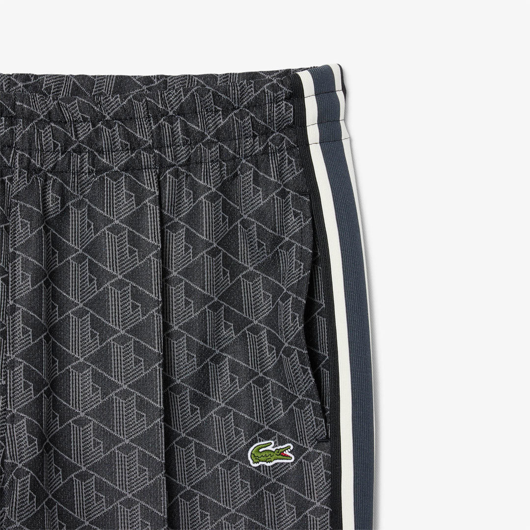 Pantalón Lacoste Paris Monogram en negro