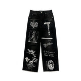 Pantalón Mixed Emotion Canvas Black Jeans