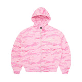 Campera Corteiz Island Puff Pink Tiger