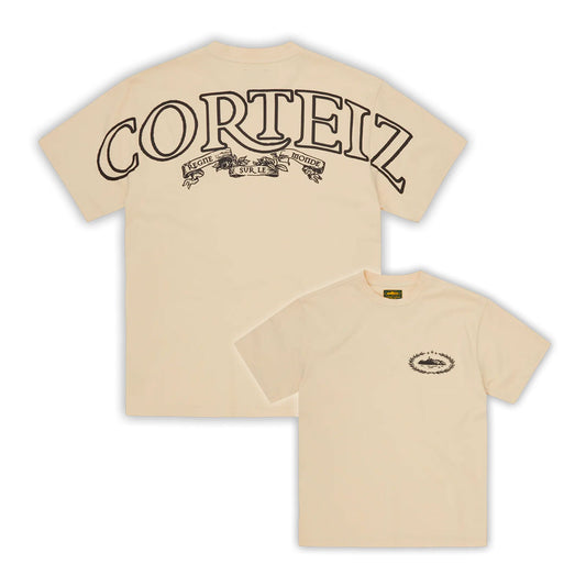 Camiseta Corteiz Royale Heavyweight Cream