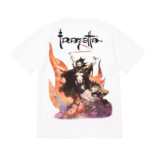 Camiseta Supreme x Frank Frazetta Scythe en blanco