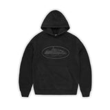 Hoodie Corteiz Alcatraz en negro v2