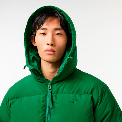 Campera Puffer Lacoste Basic en verde