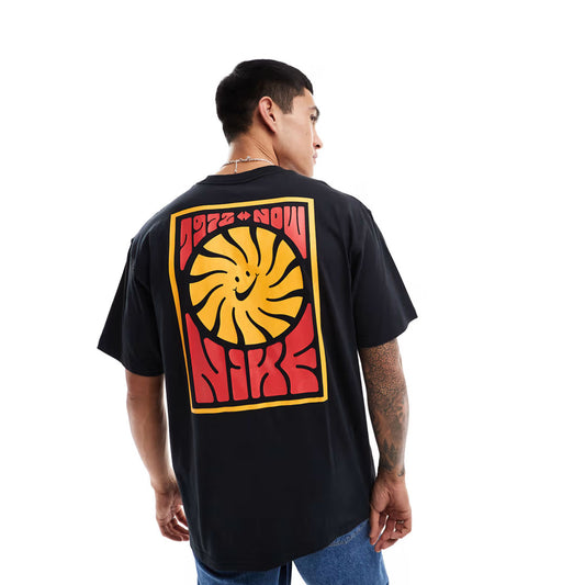 Camiseta Nike Sunset print en negro