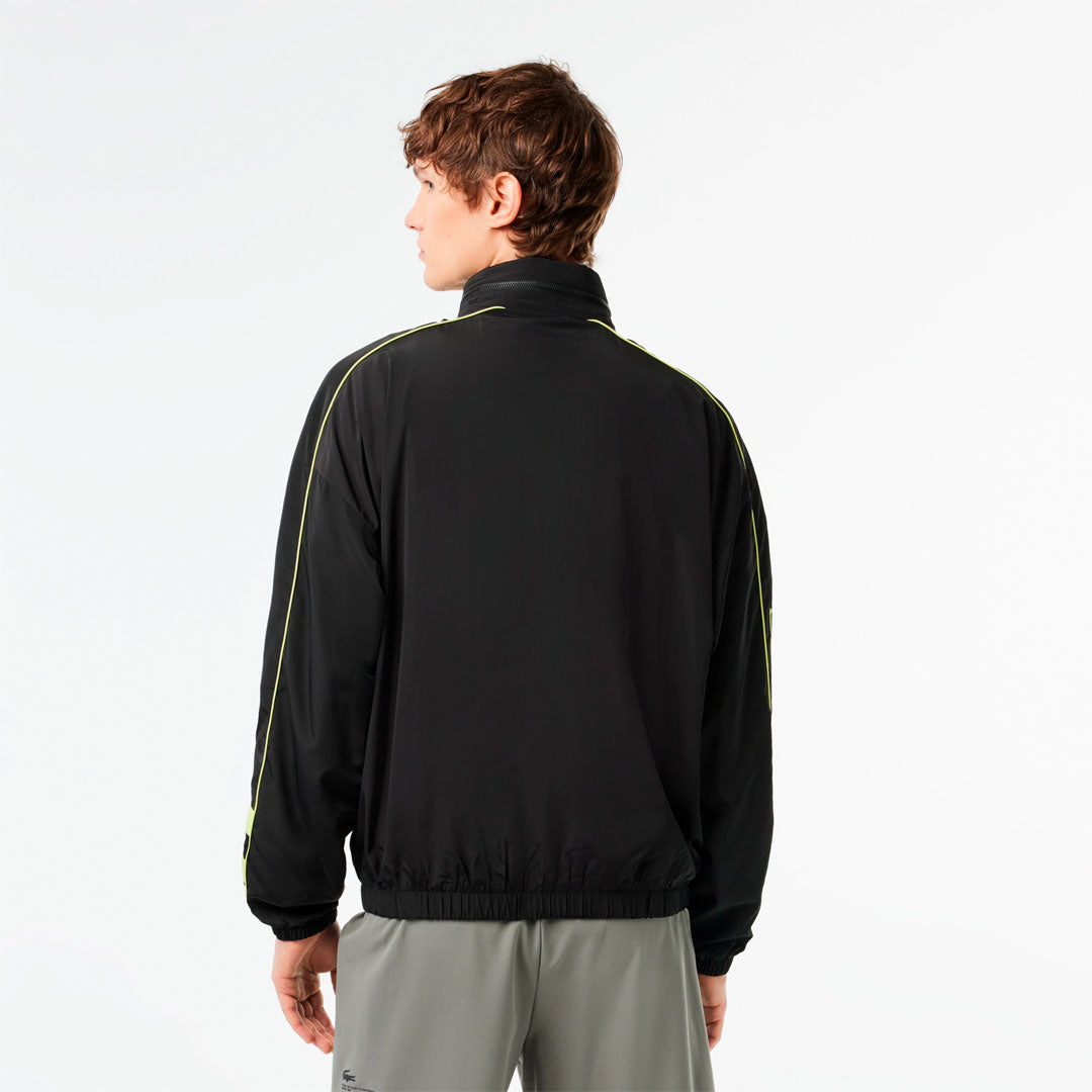 Campera Lacoste Water-Resistant en negro