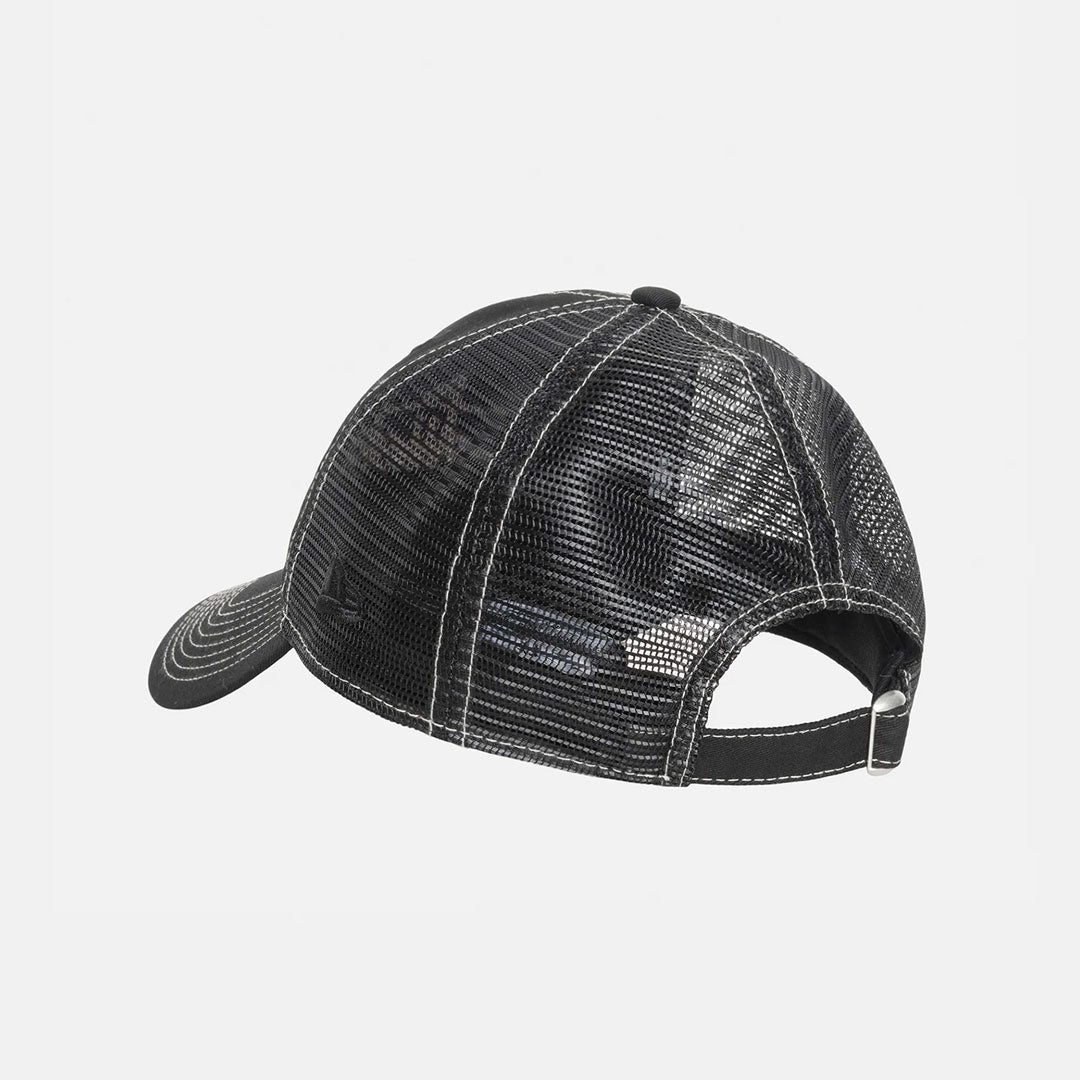 Gorro Stussy x New Era Trucker en negro