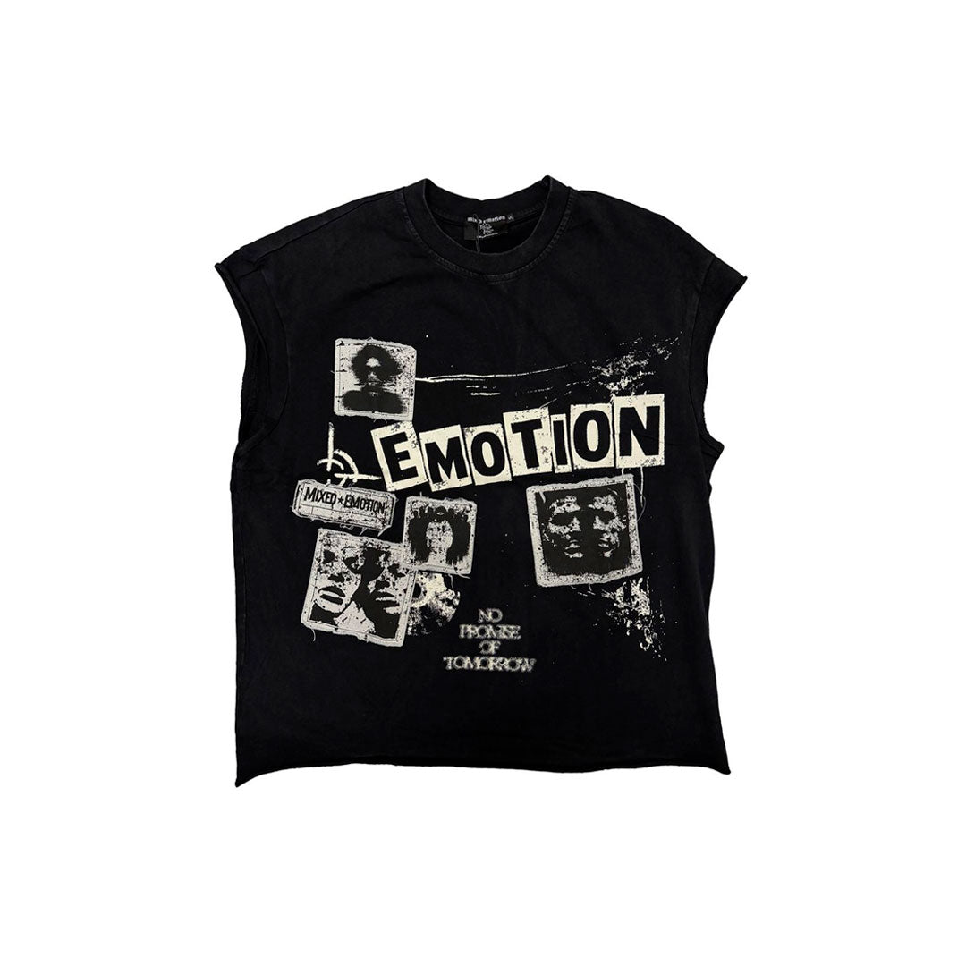 Musculosa Mixed Emotion Newspaper