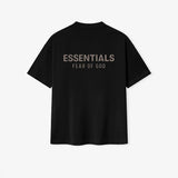 Camiseta Essentials Fear of God Metallic Jet Black