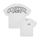 Camiseta Corteiz Royale Heavyweight en blanco