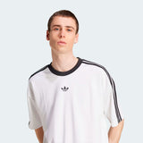 Camiseta adidas Originals Adicolor v2 en blanco