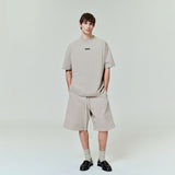 Camiseta Essentials Fear of God Metallic Heather Stone