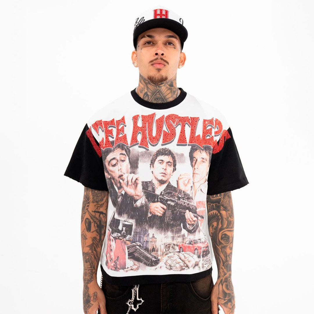 Camiseta Life Hustlers Scarface 2.0