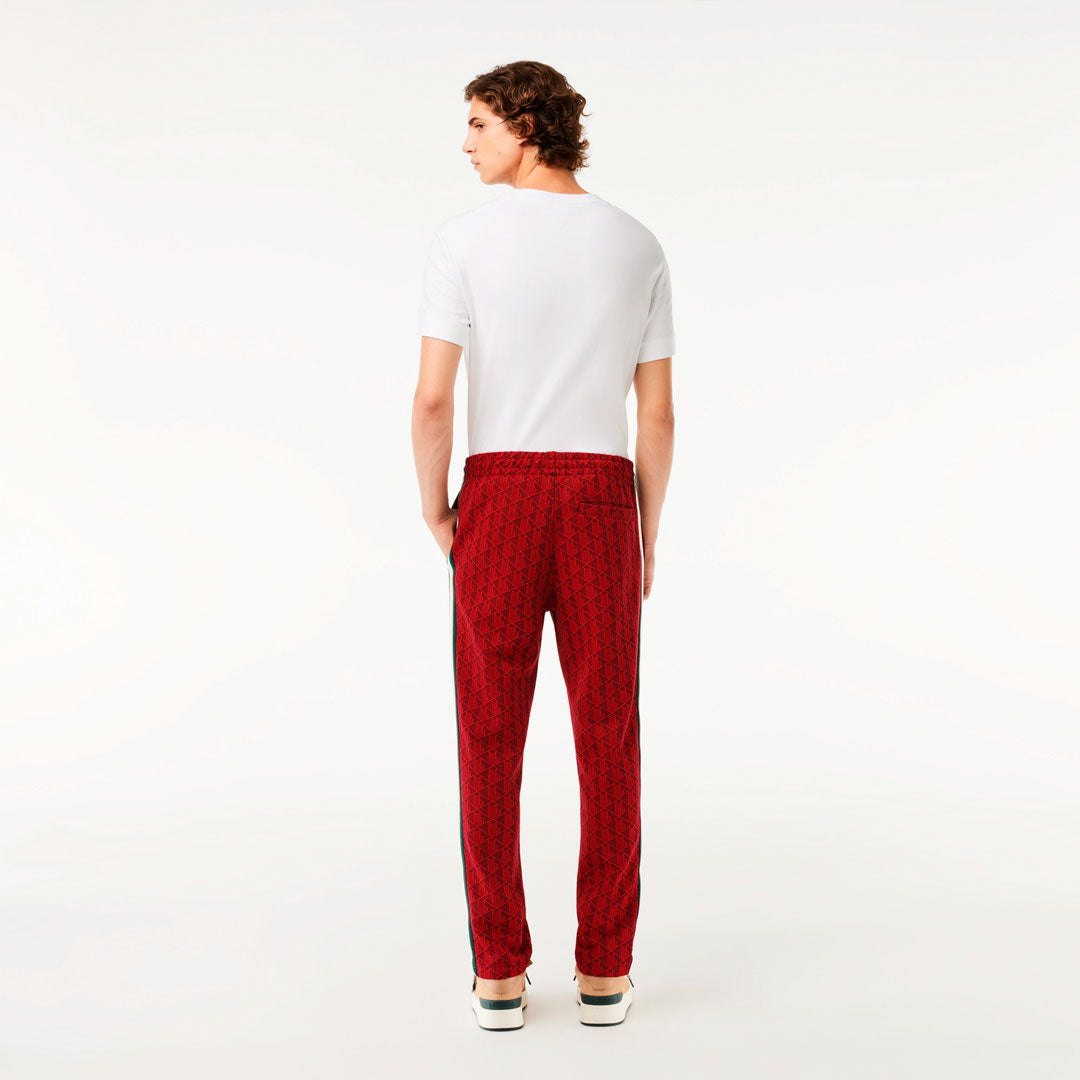 Pantalón Lacoste Paris Monogram en rojo